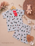 Lavender Starry Light Unisex Co-ord Shorts Set