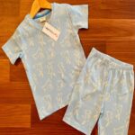 Blue Bunny Hop Kids Playwear Co-ord Shorts Set