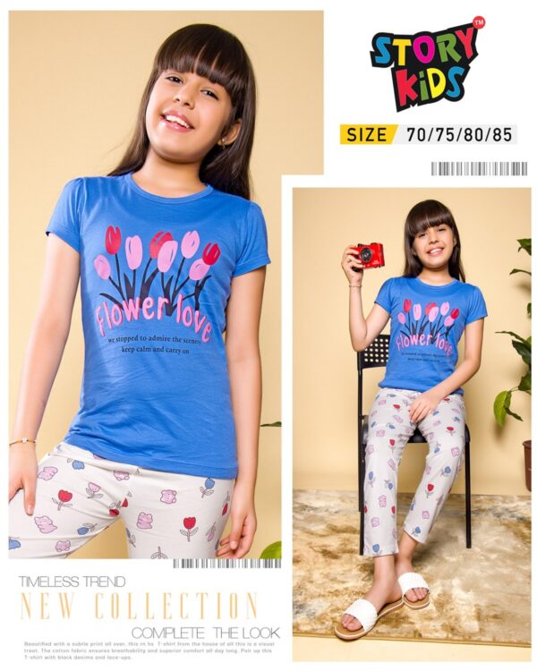 Flower Love Tulip Dream Girls’ Pyjama Set