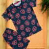 Deadpool Power Mode Ink Black Boys Co-ord Shorts Set