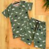 Dino Explorer Fern Green Adventure Boys Co-ord Shorts Set