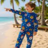 Paw Patrol Pals Berry Blue Adventure Kids Co-ord Set – Full Sleeve T-Shirt & Pyjama